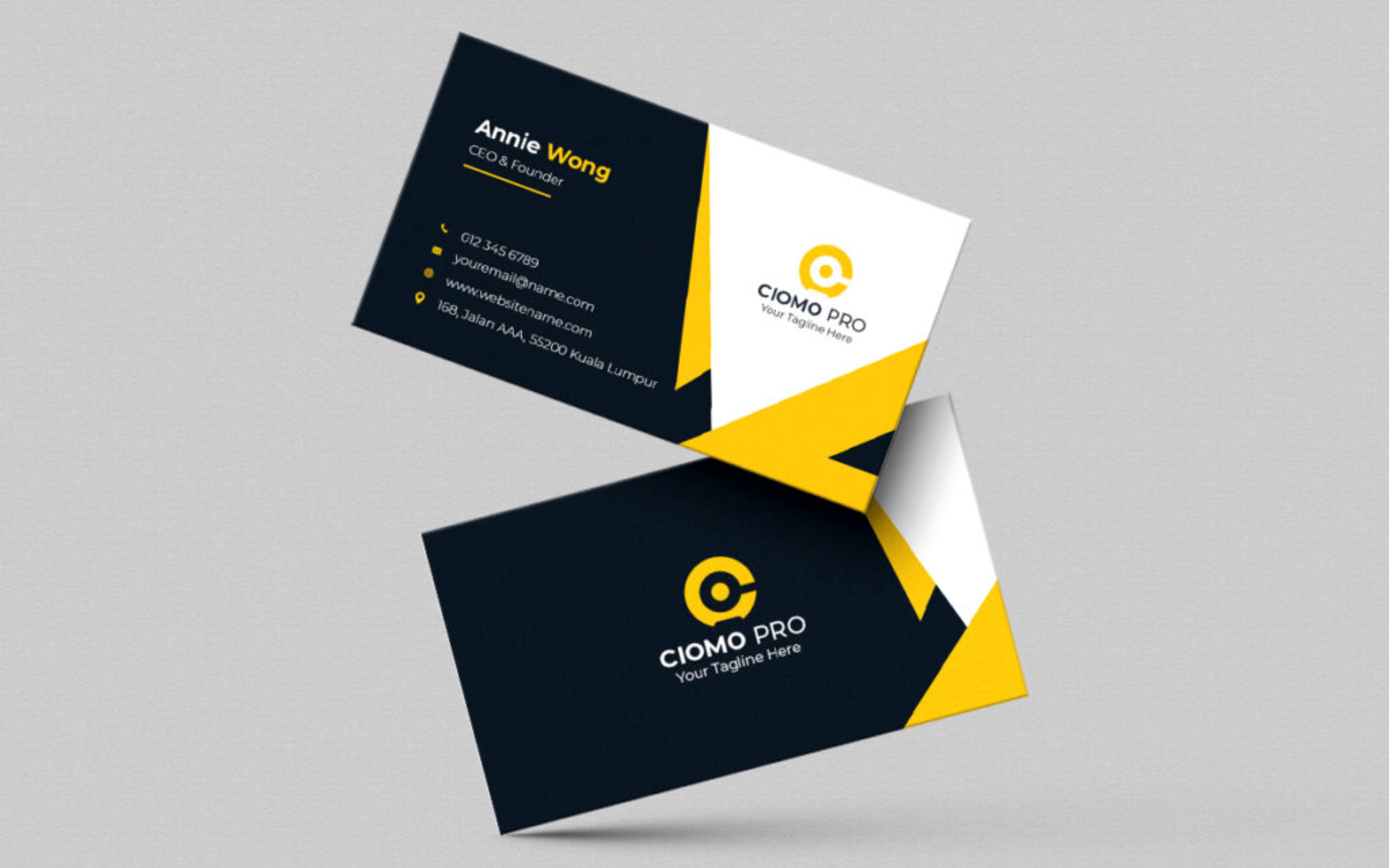 the phone specialist business card design/visiting card